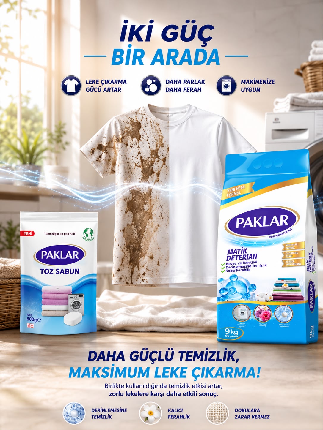Paklar Toz Sabun 800g