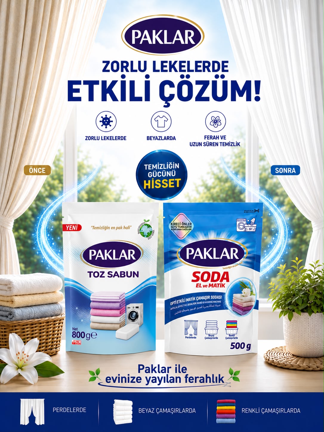 Paklar Toz Sabun 800g